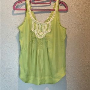 Lime green tank